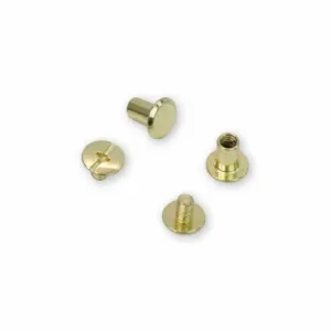 12 Medium Chicago Screws 8mm Gold - Sallie Tomato