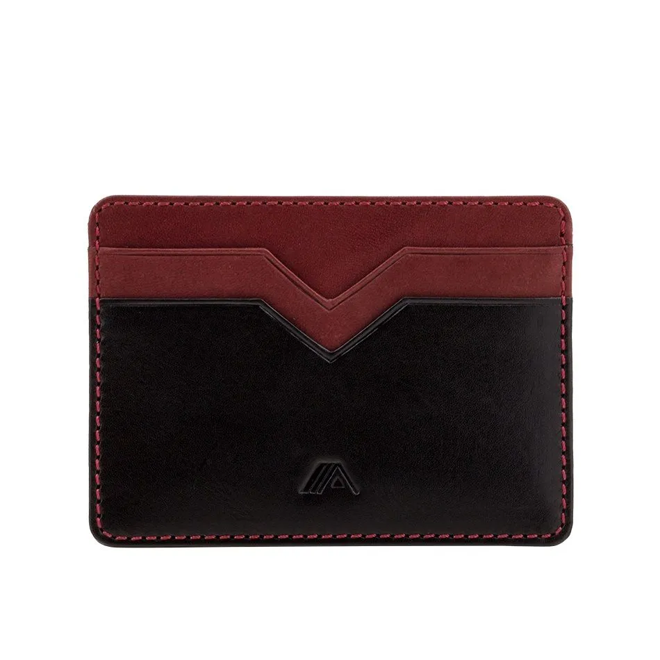 A-SLIM Minimalist Leather Wallet Yaiba - Black