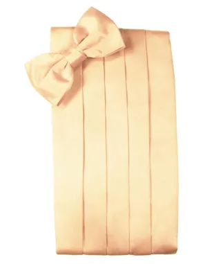 Apricot Luxury Kids Satin Cummerbund