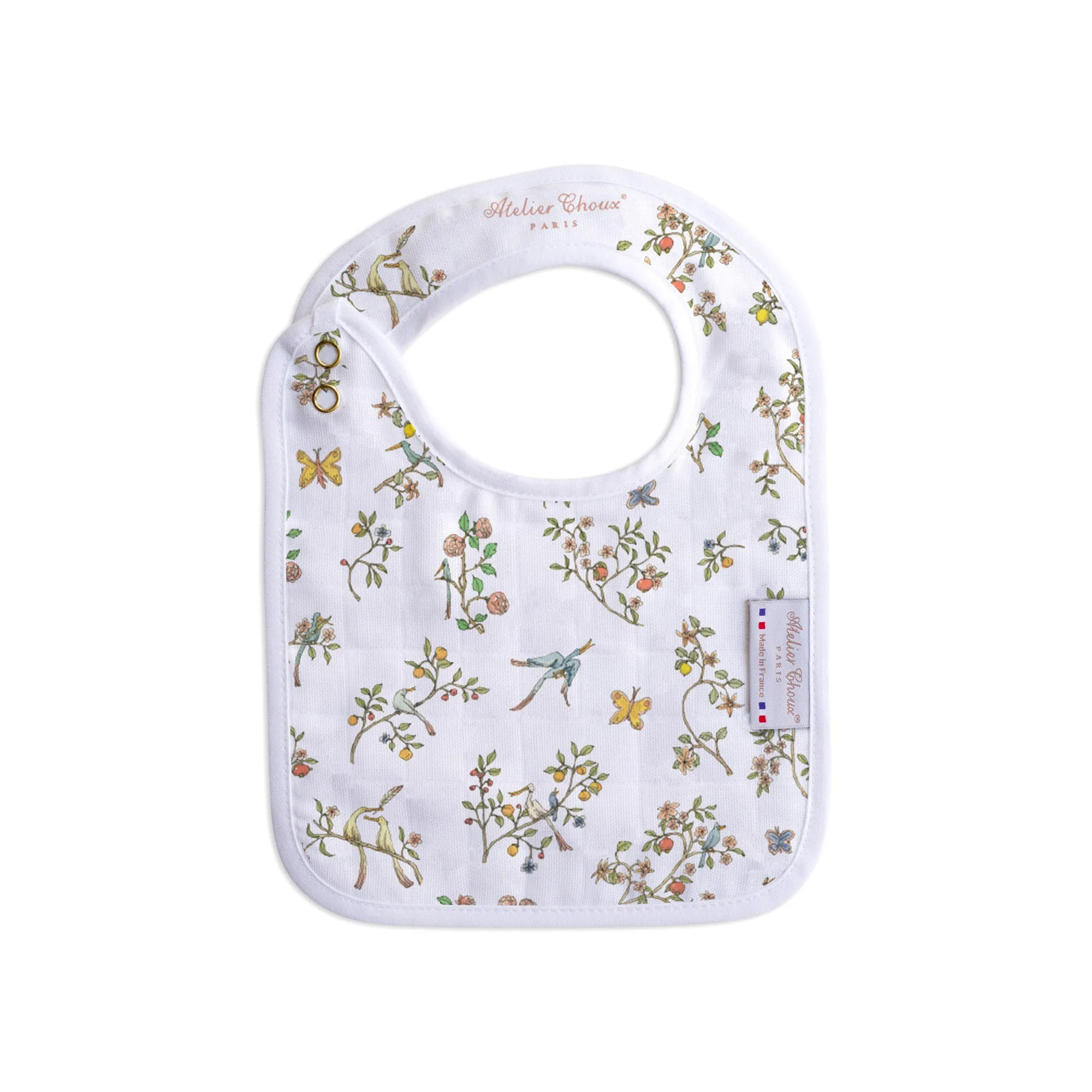 Atelier Choux Small Bib in Bloom Pink