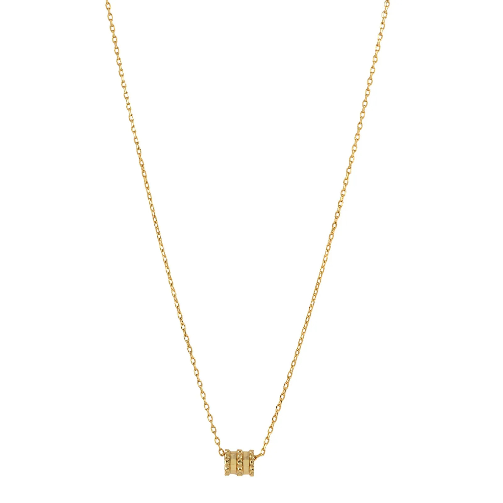 Auburn Barrel Gold Necklace