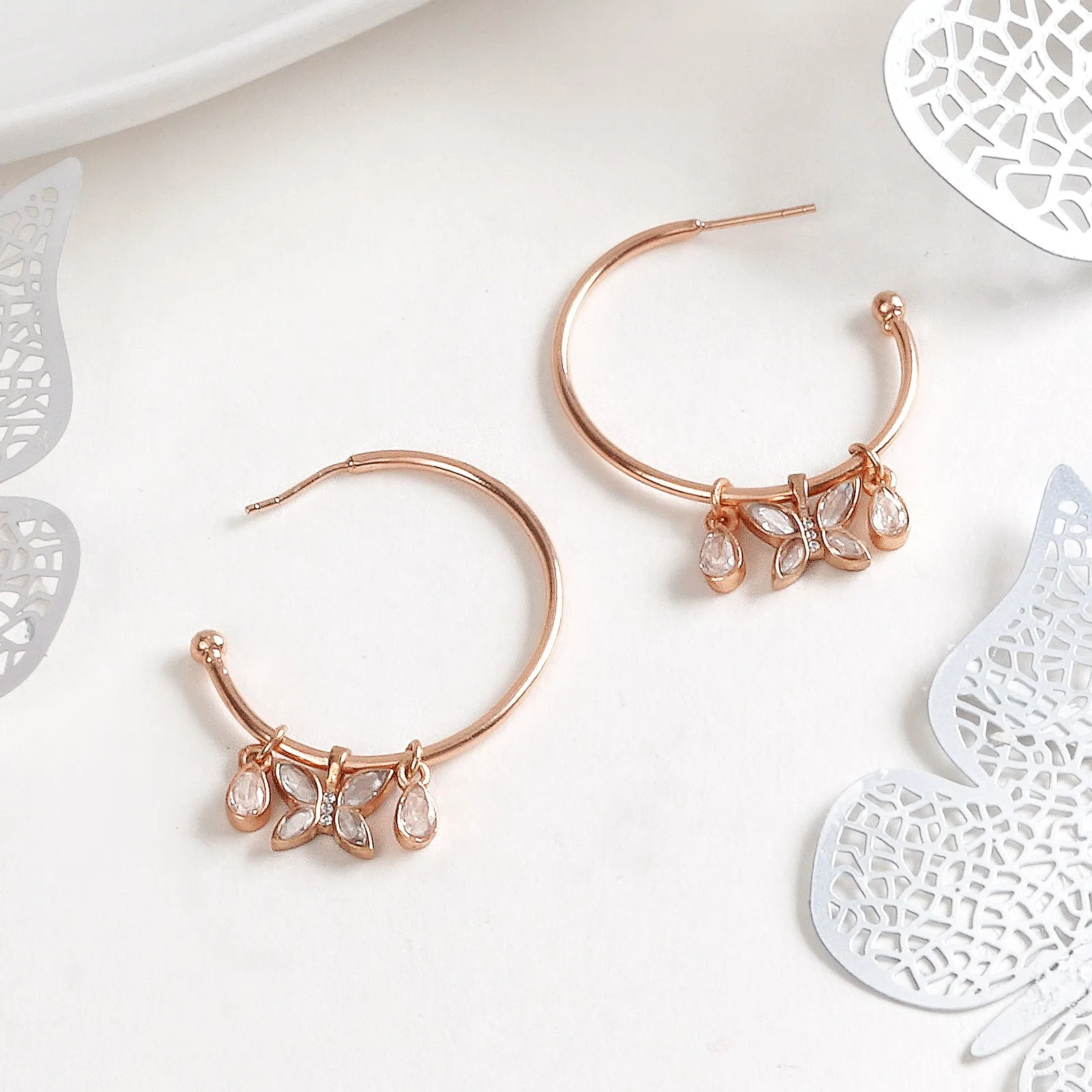 Ava Rosegold Earring