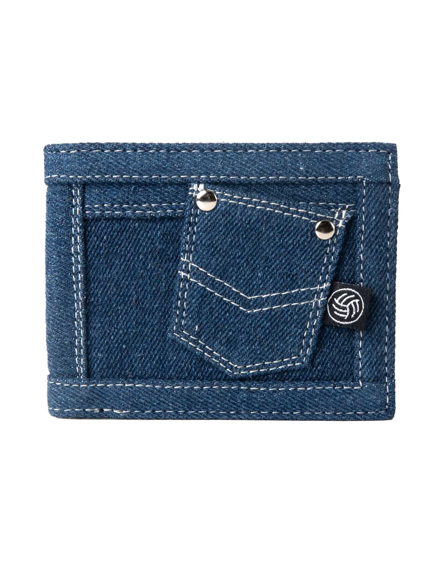 Bacca Bucci Denim Dash Bifold Wallet – Jeans Inspired Wallet for Teens & Gen Z