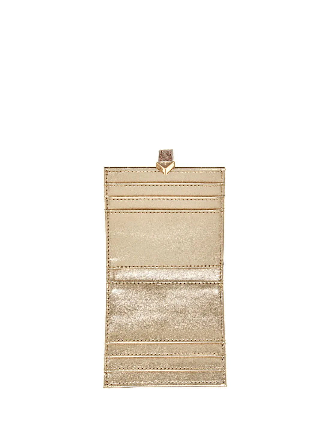 Beige Giully Tab Card Case