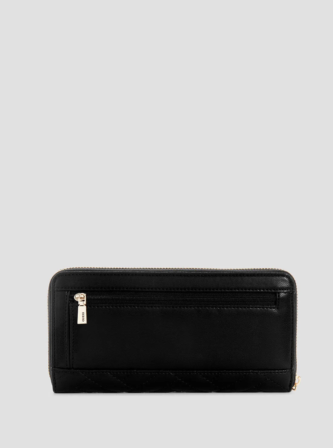 Black Anning Large Zip Wallet