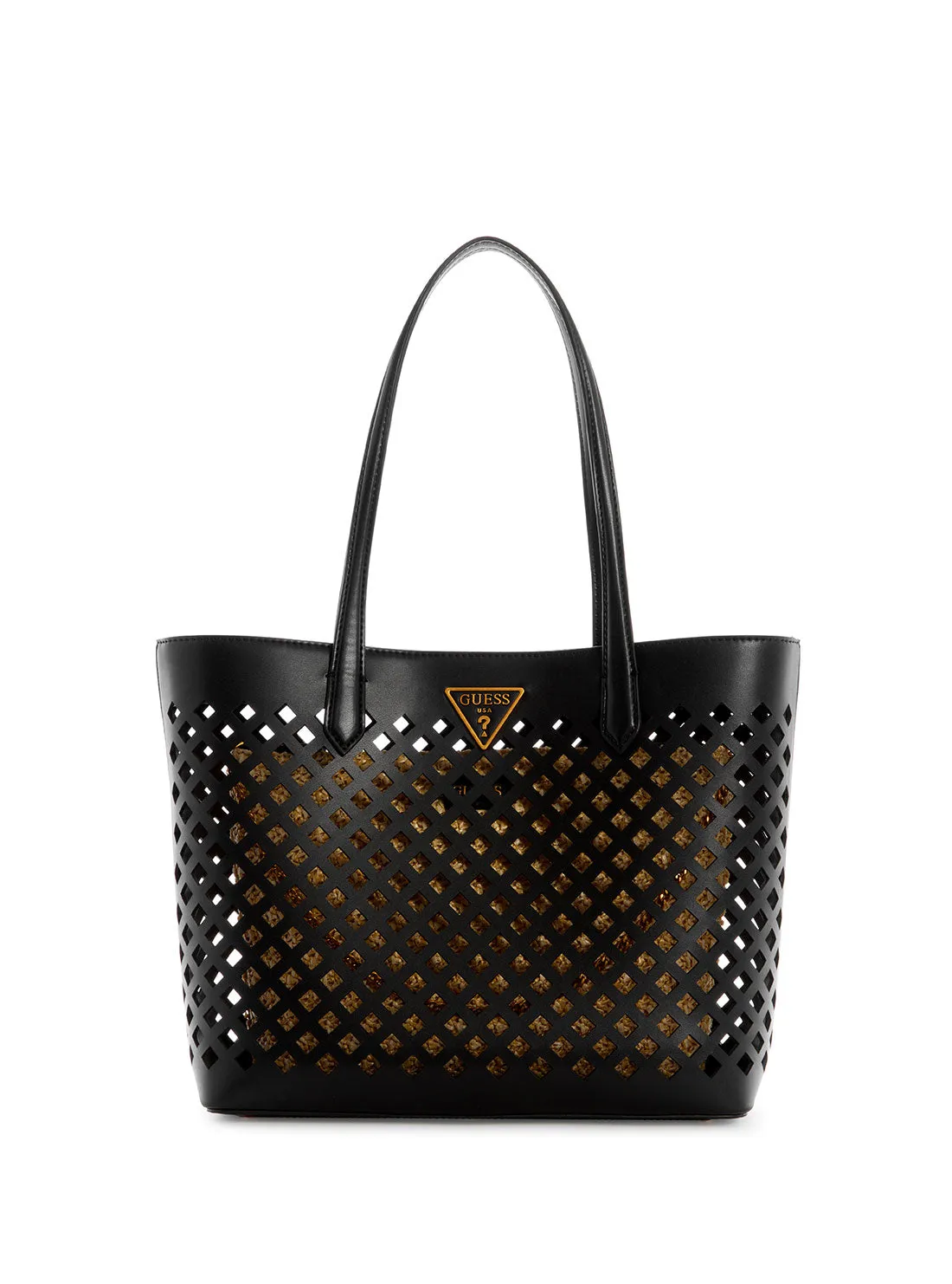 Black Aqua Tote Bag