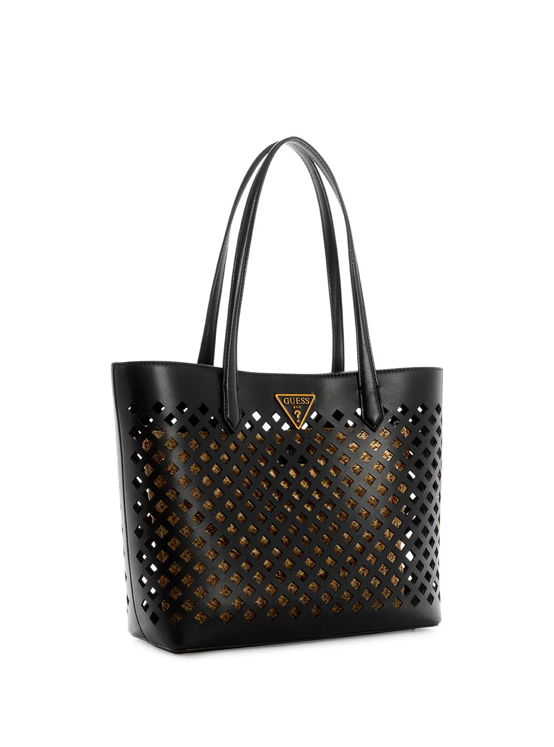 Black Aqua Tote Bag