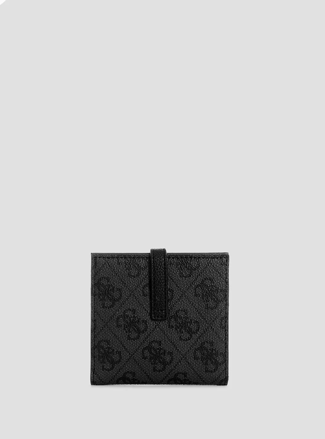 Black Logo Laurel Tab Card Case