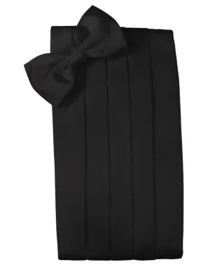 Black Luxury Kids Satin Cummerbund