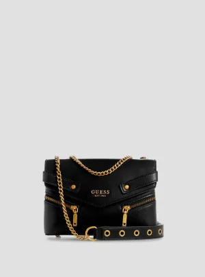 Black Trissa Crossbody Bag