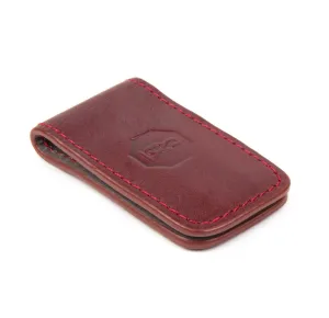 Burgundy Bartlett Money Clip