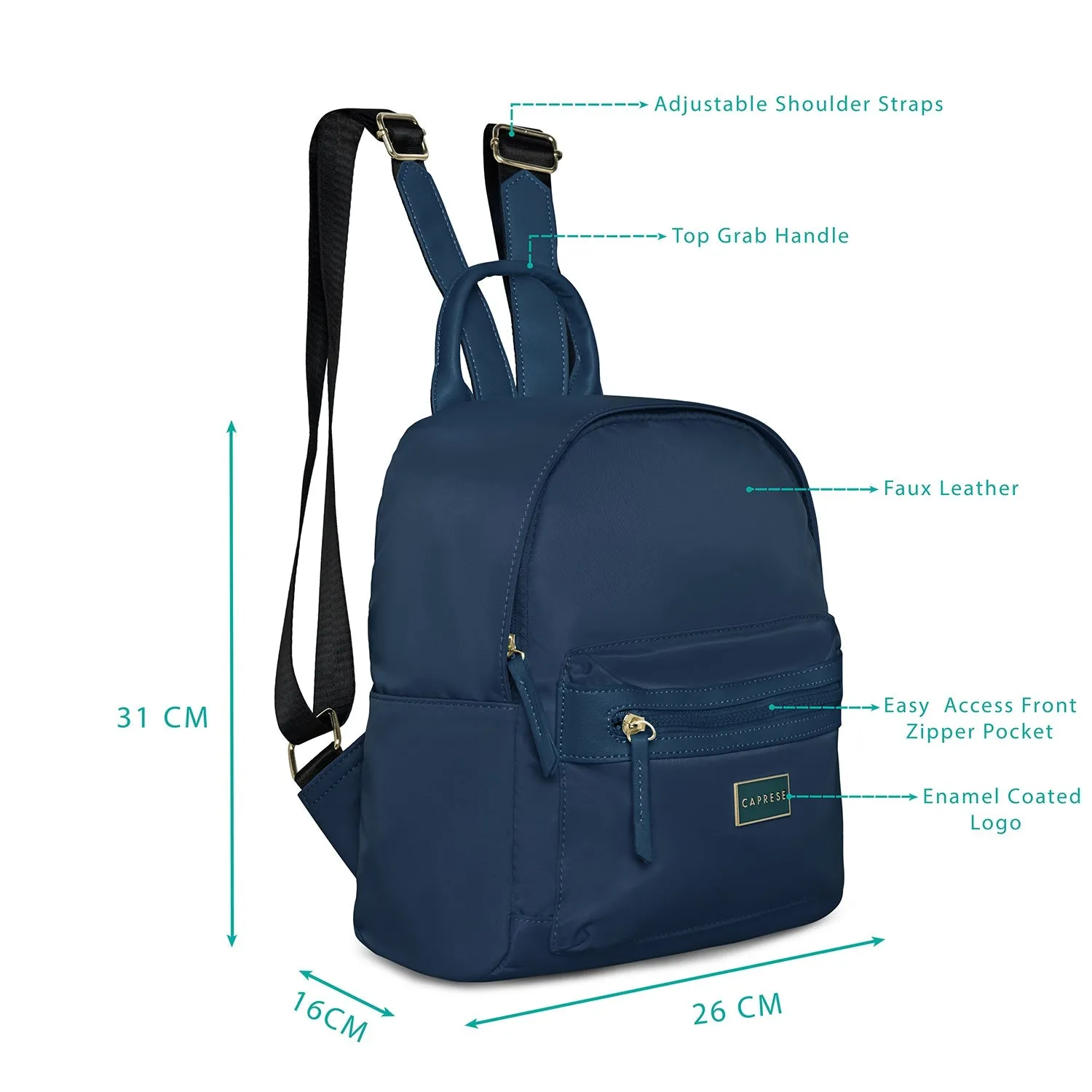 Caprese Cindy Backpack Small Navy