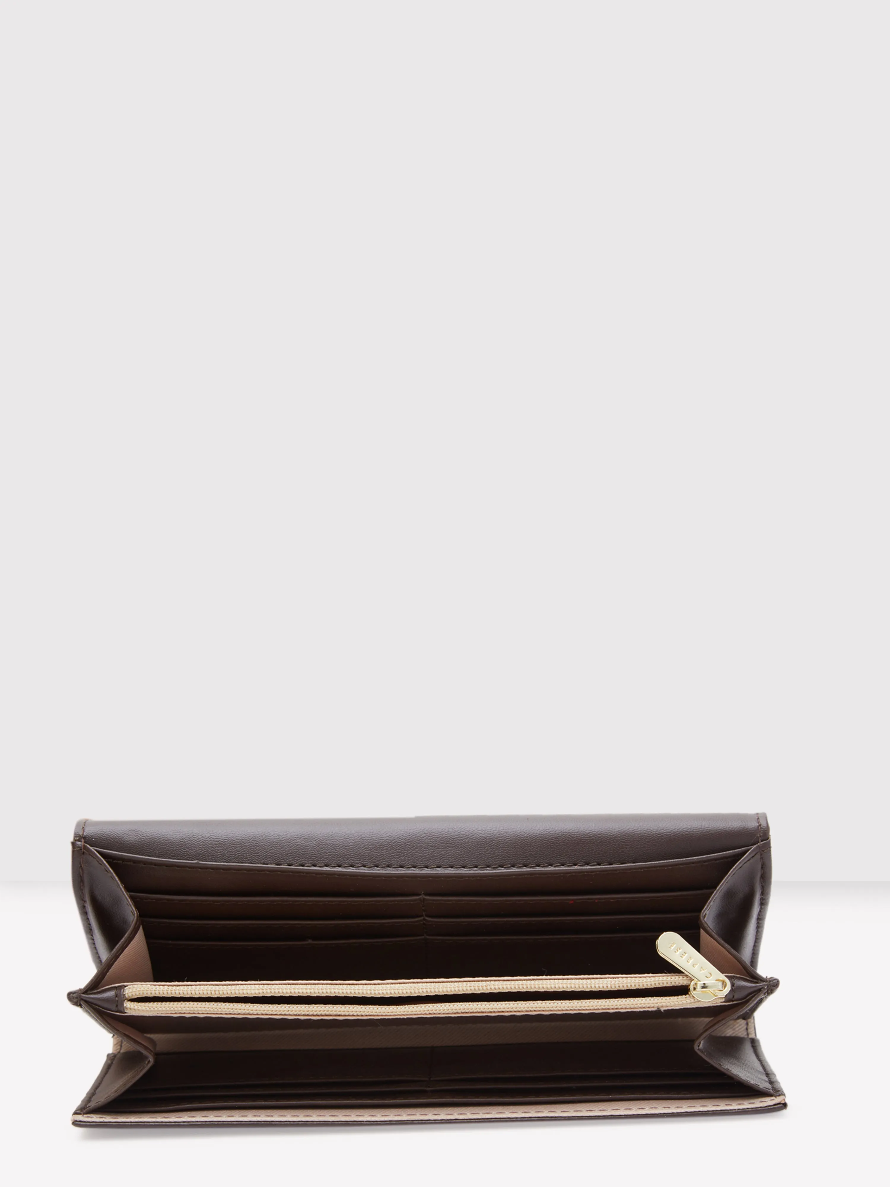 Caprese Dara Flap Wallet Medium Brown