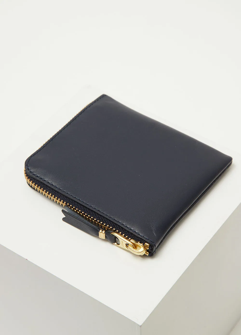 Comme des Garcons Wallets SA3100 Classic Lthr Navy OS