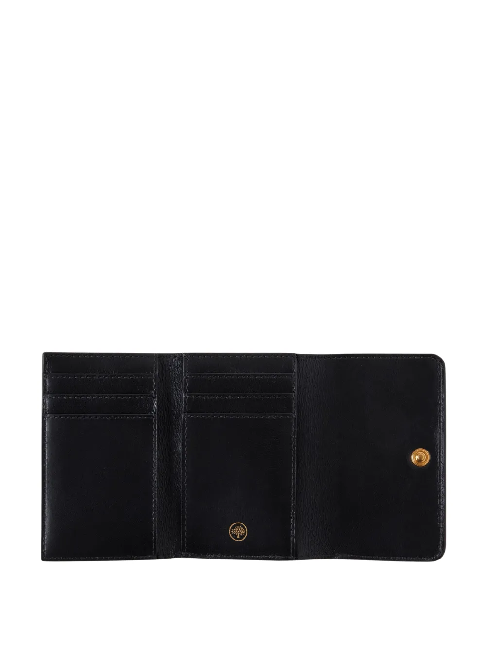 Continental Trifold Small Classic Grain (Black)