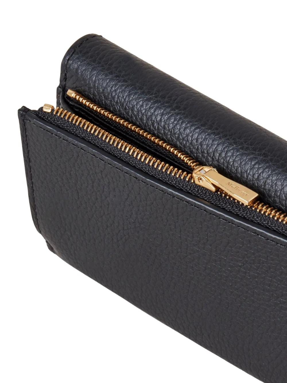 Continental Trifold Small Classic Grain (Black)