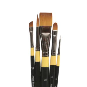 DALER ROWNEY SYSTEM 3 ACRYLIC BRUSH WALLET 500 - SET OF 5