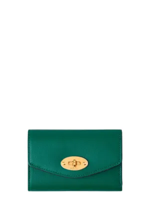 Darley Folded Multi-Card Wallet Micro Classic Grain (Malachite)