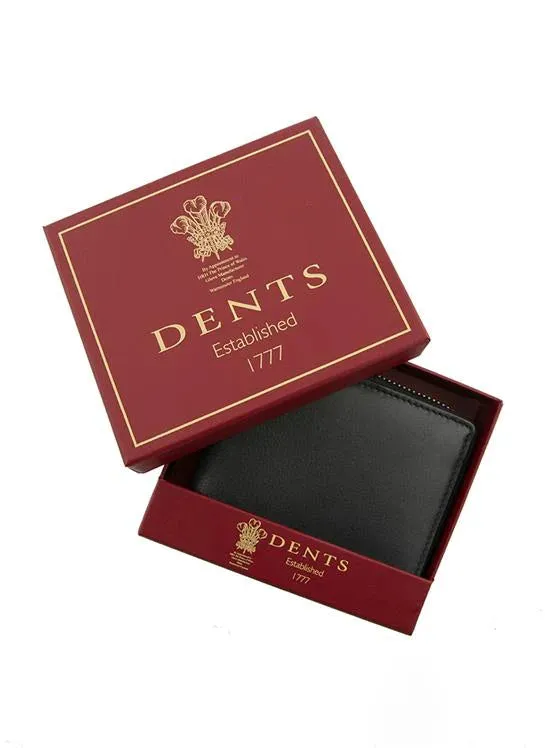 DENTS - Avon Zip Wallet - Black Leather