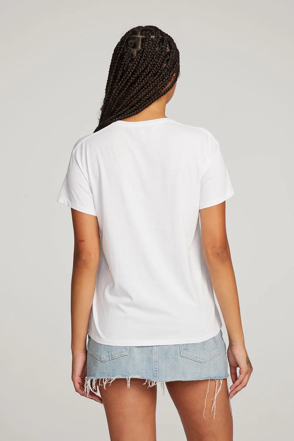 Everyday Essential White Crew Neck Tee