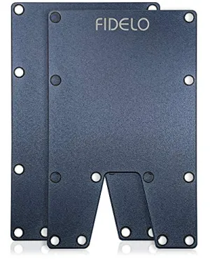 Fidelo Wallet Faceplates Aluminum Carbon Fiber Navy