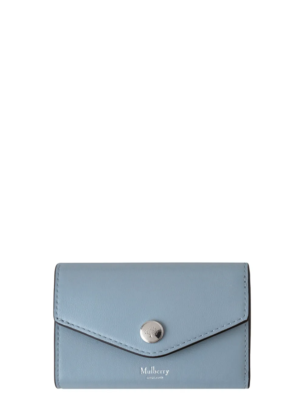 Folded Multi-Card Wallet Micro Classic Grain (Poplin Blue)