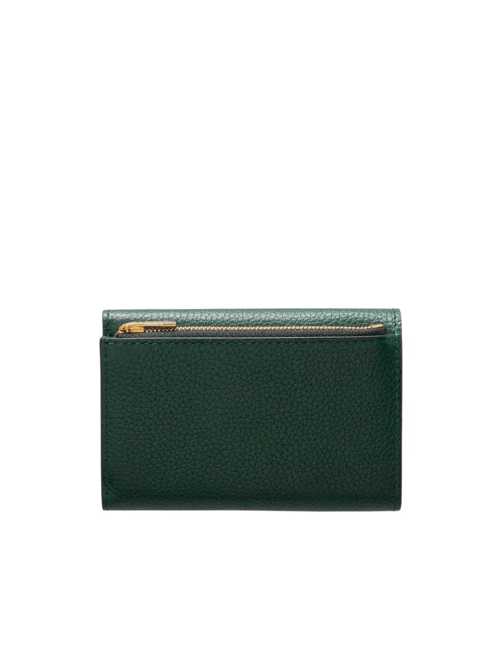 Folded Multi-Card Wallet Small Classic Grain (Mulberry Green)