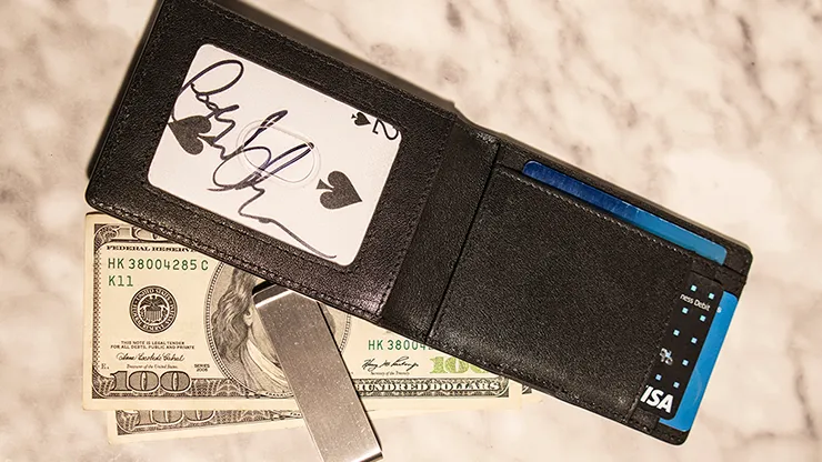 FPS Wallet Black (Gimmicks and Online Instructions) by Magic Firm - Trick