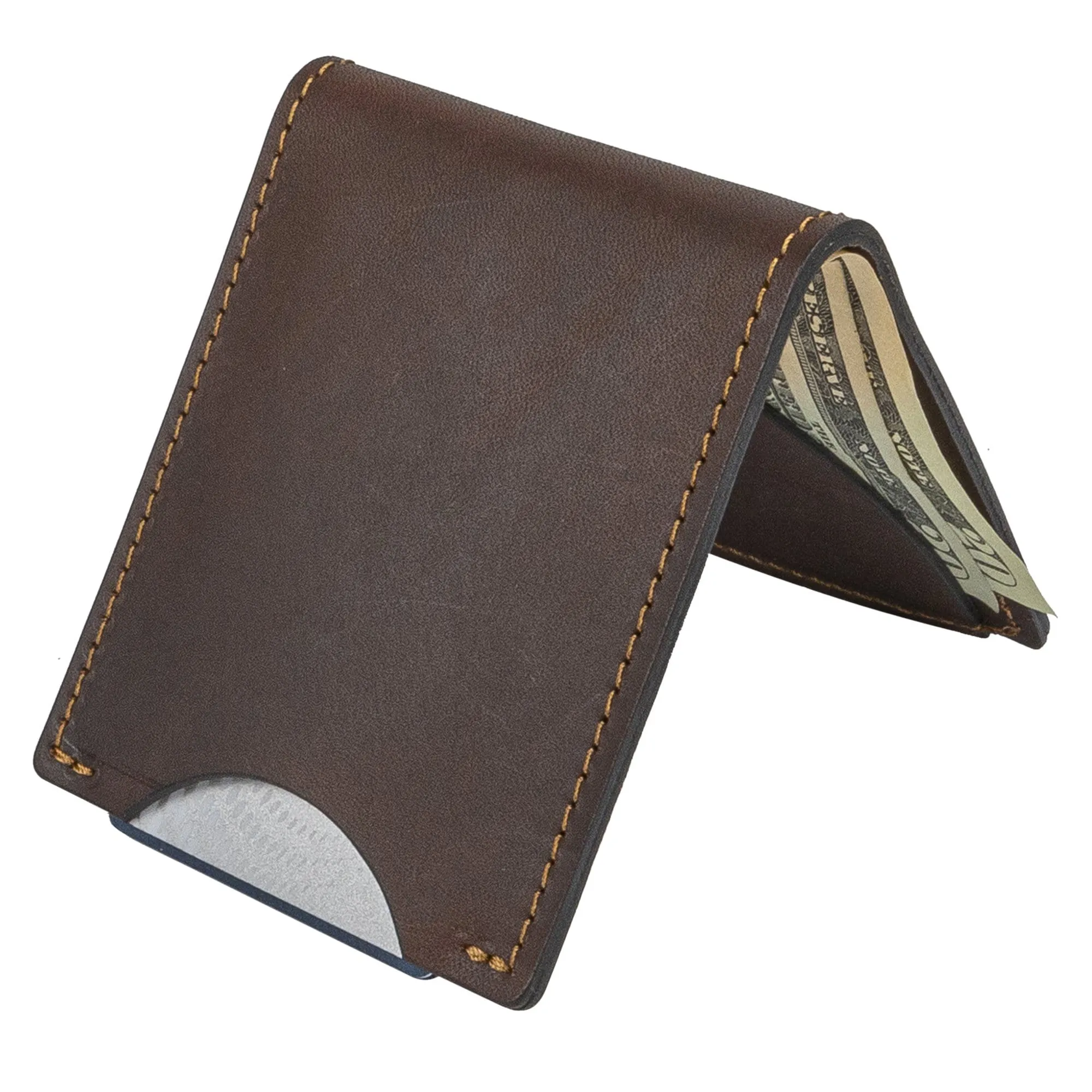 Front Pocket Slim Bifold Wallet for Men