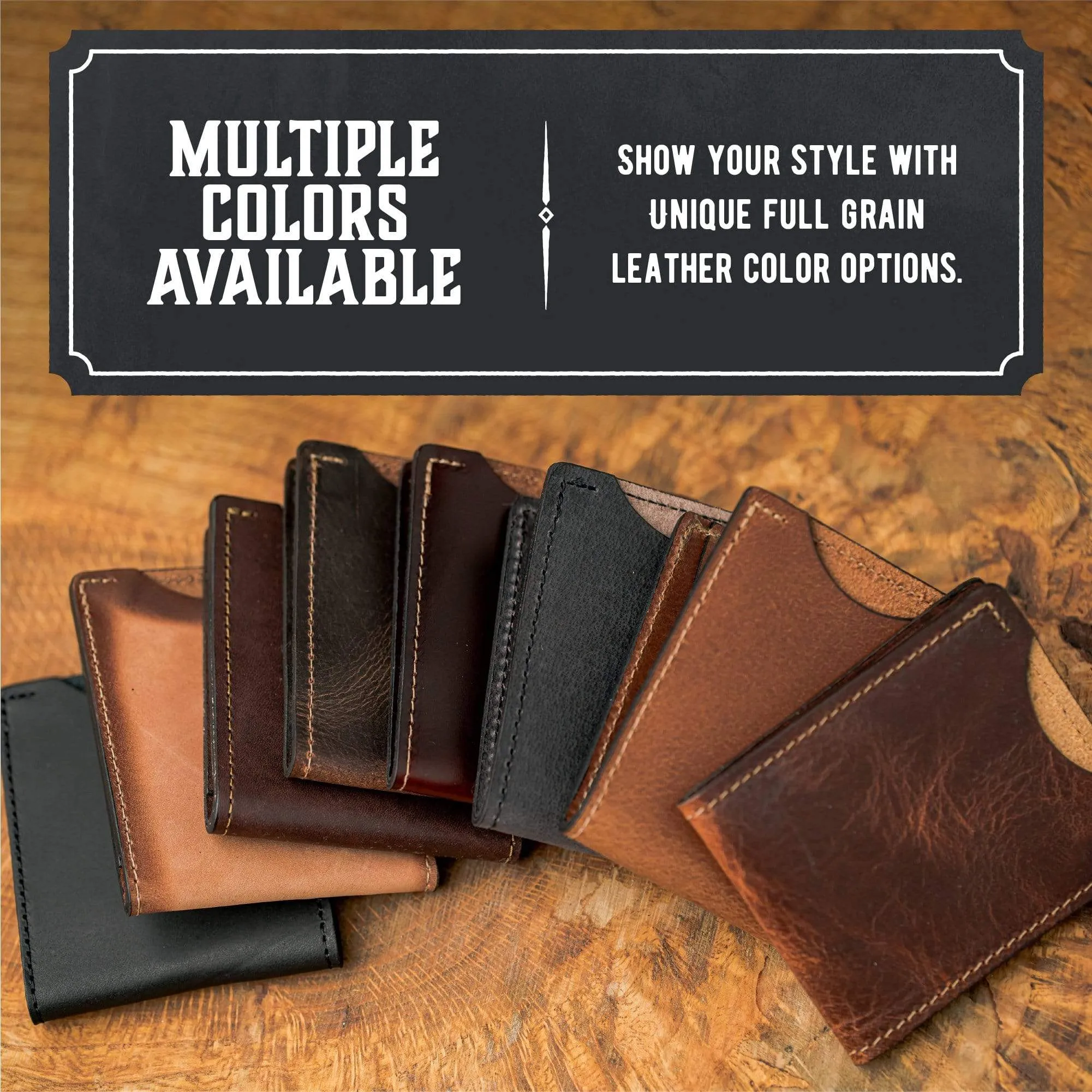 Front Pocket Slim Bifold Wallet for Men