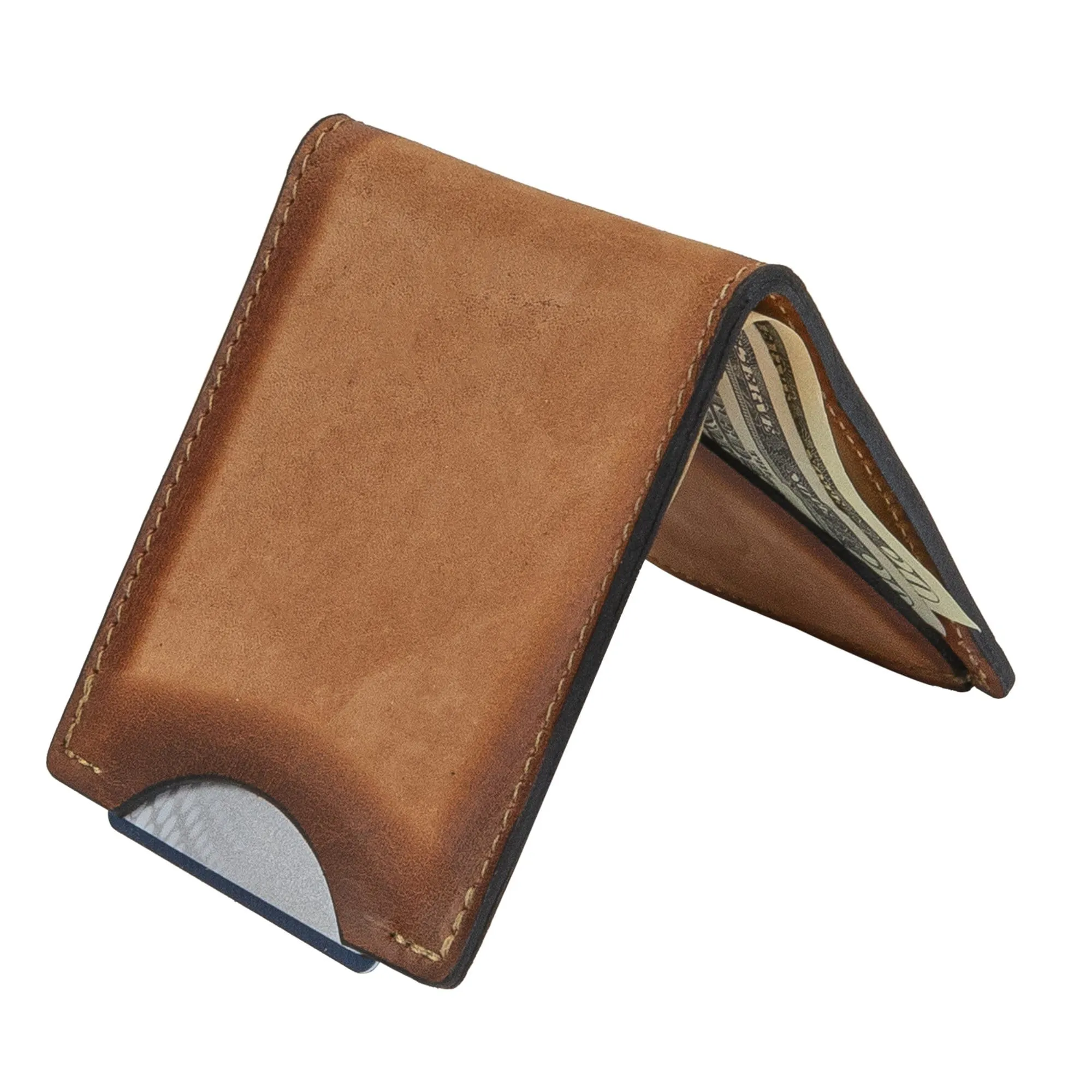 Front Pocket Slim Bifold Wallet for Men