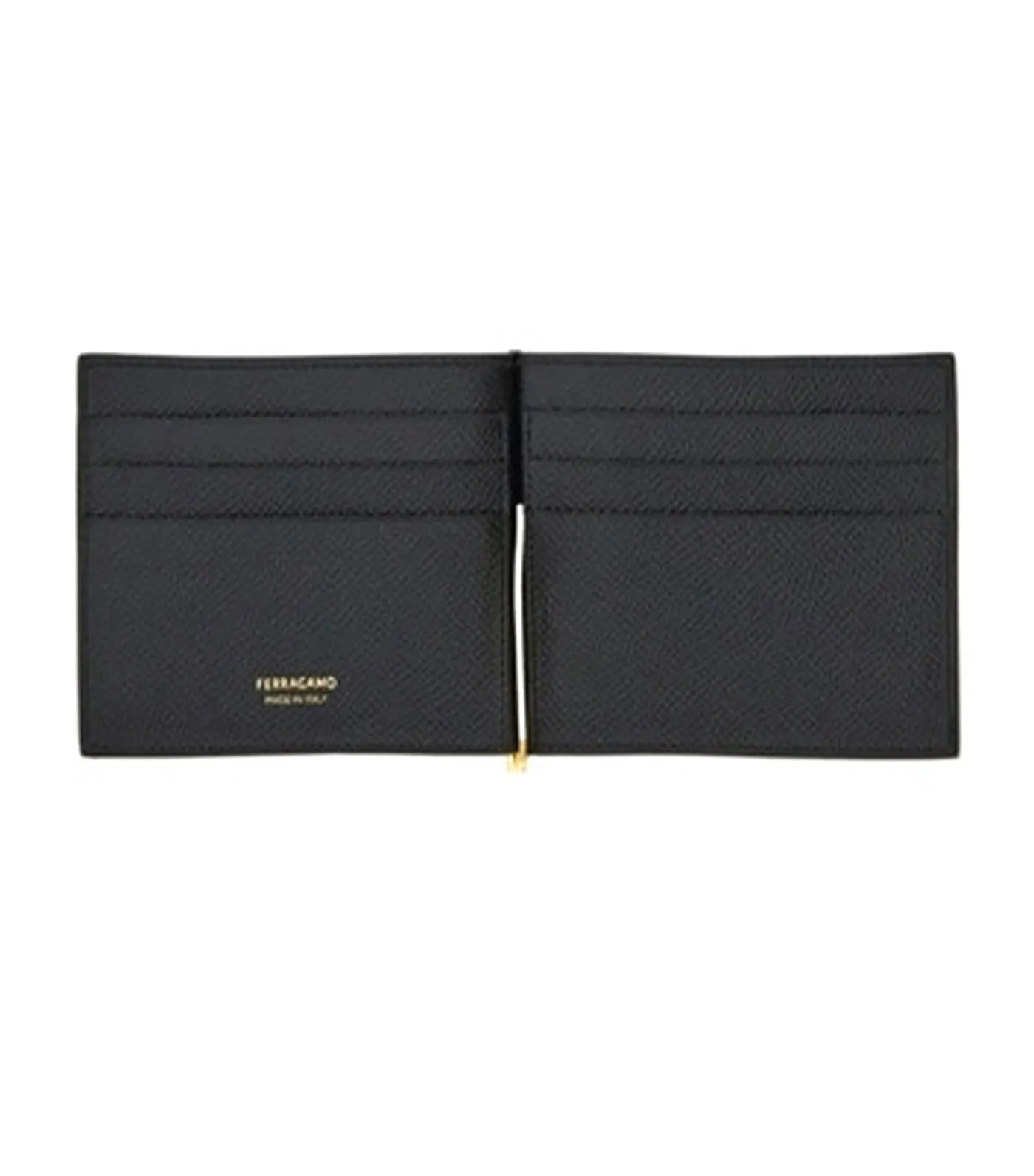 Gancini Wallet with Money Clip Black