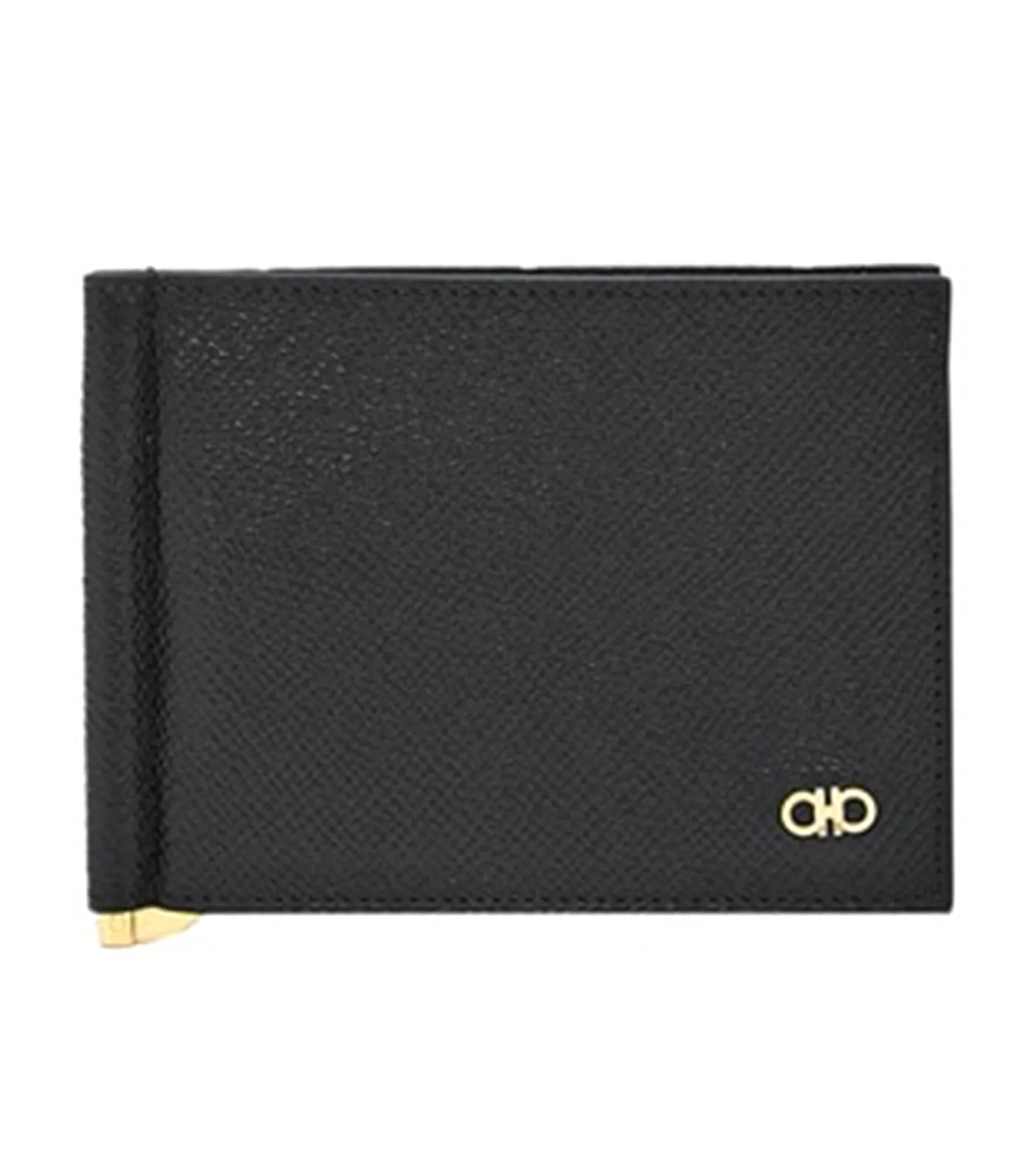 Gancini Wallet with Money Clip Black