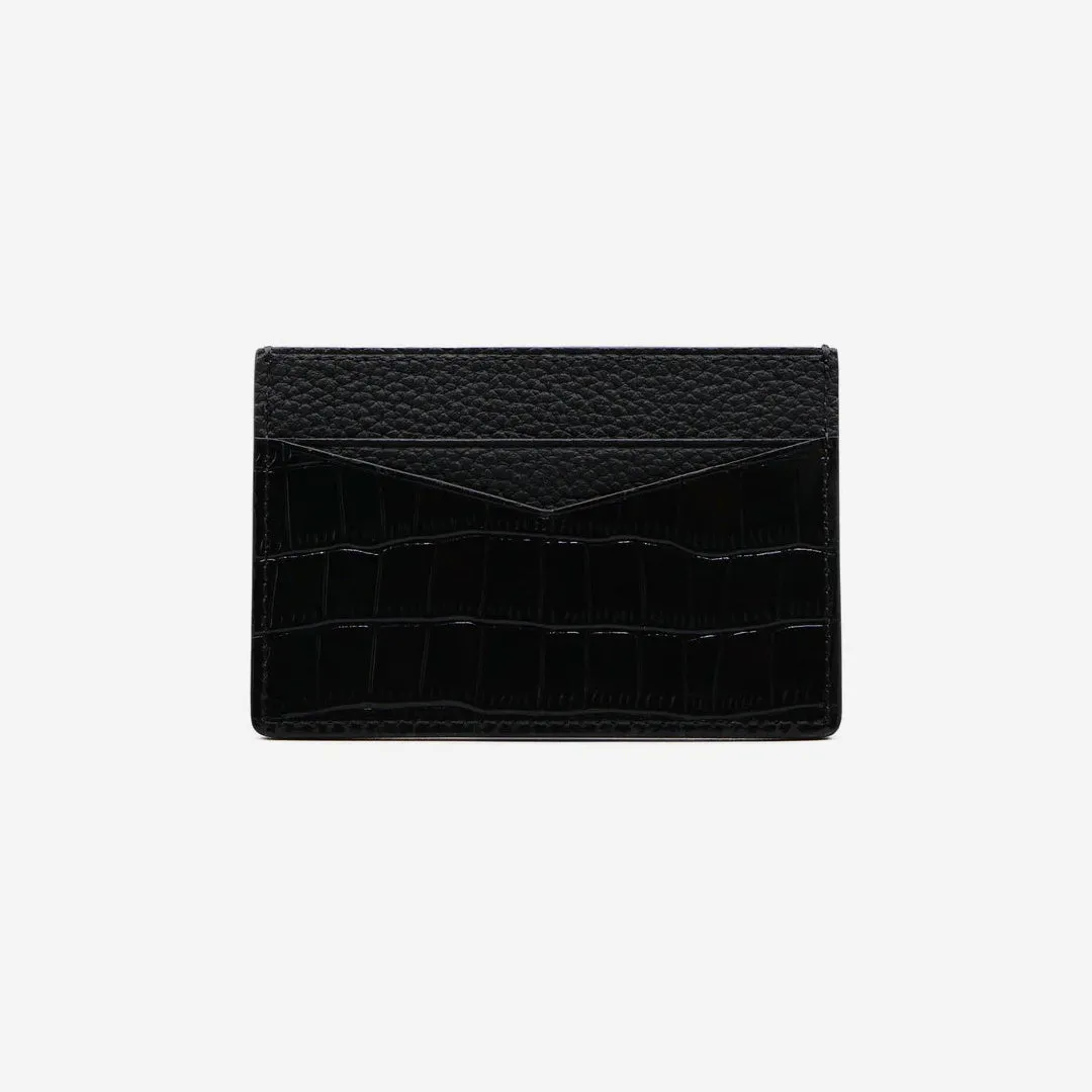 Genuine Croc Leather Slim Card Case