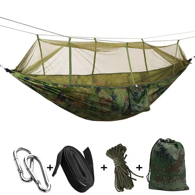 Gizmo Camping Hammock with Mosquito Net