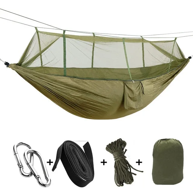 Gizmo Camping Hammock with Mosquito Net