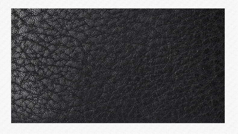 GWA020 - Ming Clan Long Black Cowhide Leather Wallet