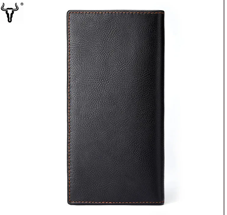 GWA021 - Ming Clan RFID Brown Cowhide Leather Wallet