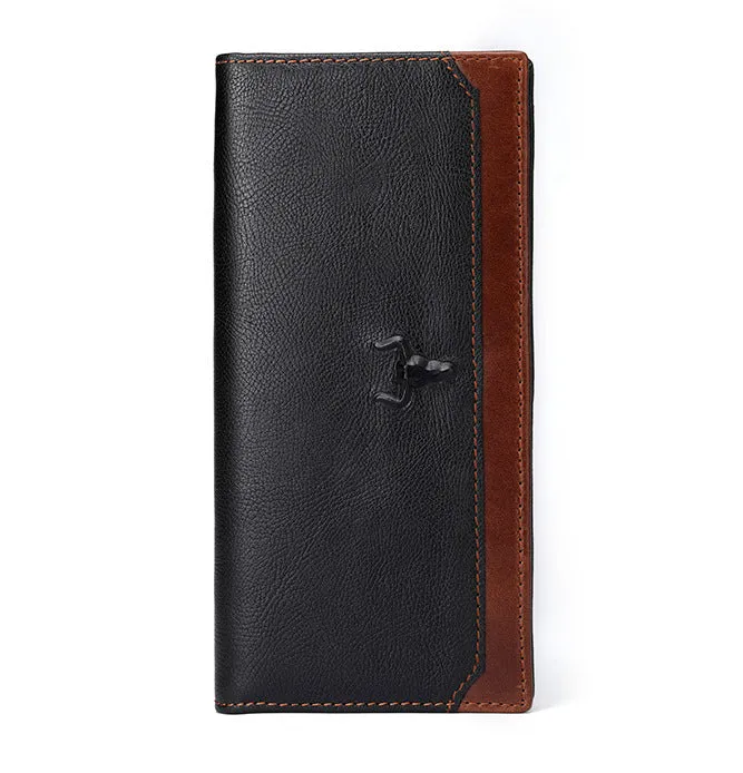 GWA021 - Ming Clan RFID Brown Cowhide Leather Wallet