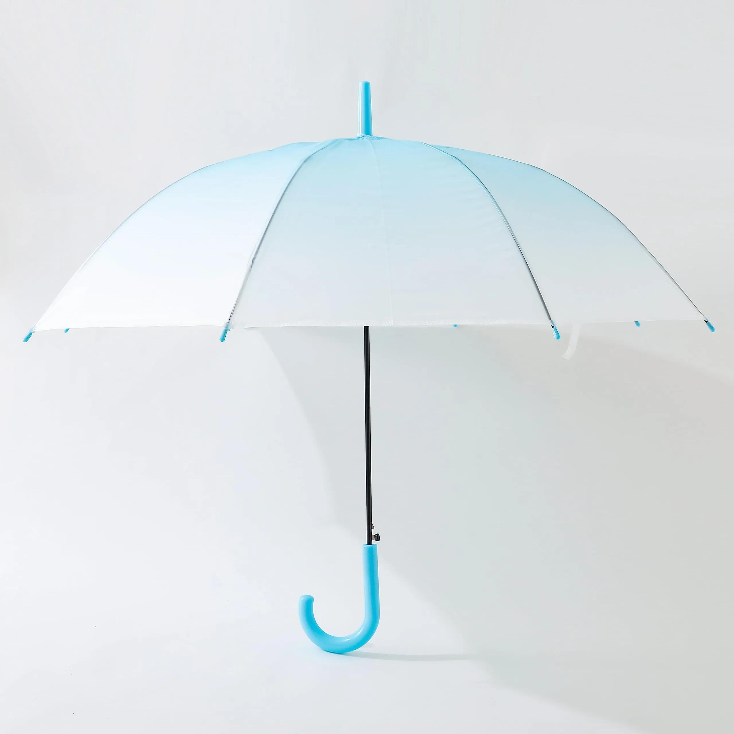 Homestic Transparent Umbrella For Men & Women|Automatic Umbrella For Rain (Blue)