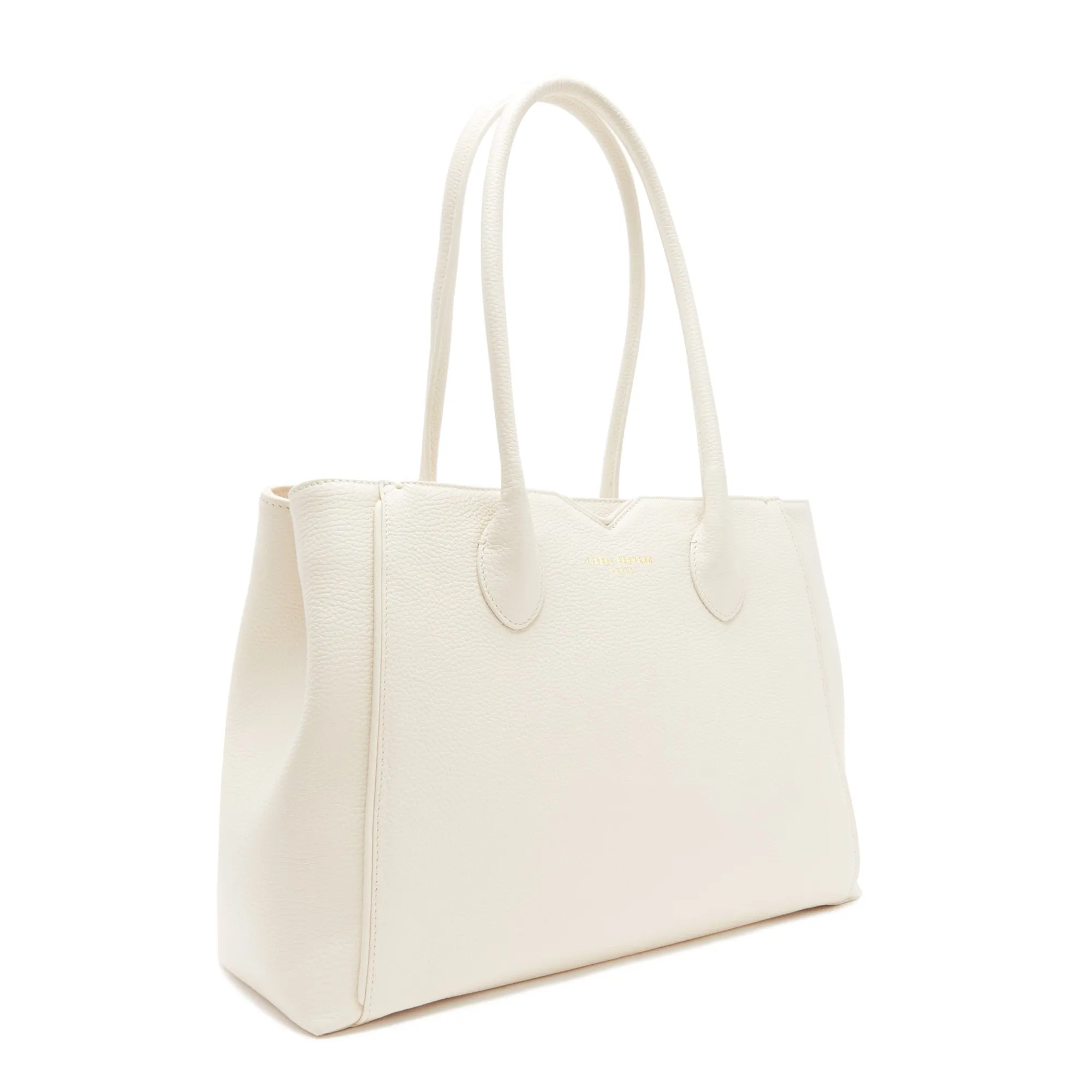 Honoré Cloe cream calfskin leather handbag