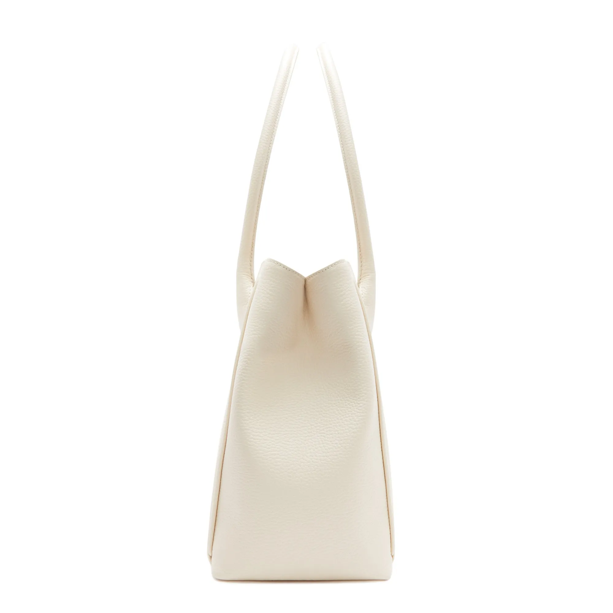 Honoré Cloe cream calfskin leather handbag