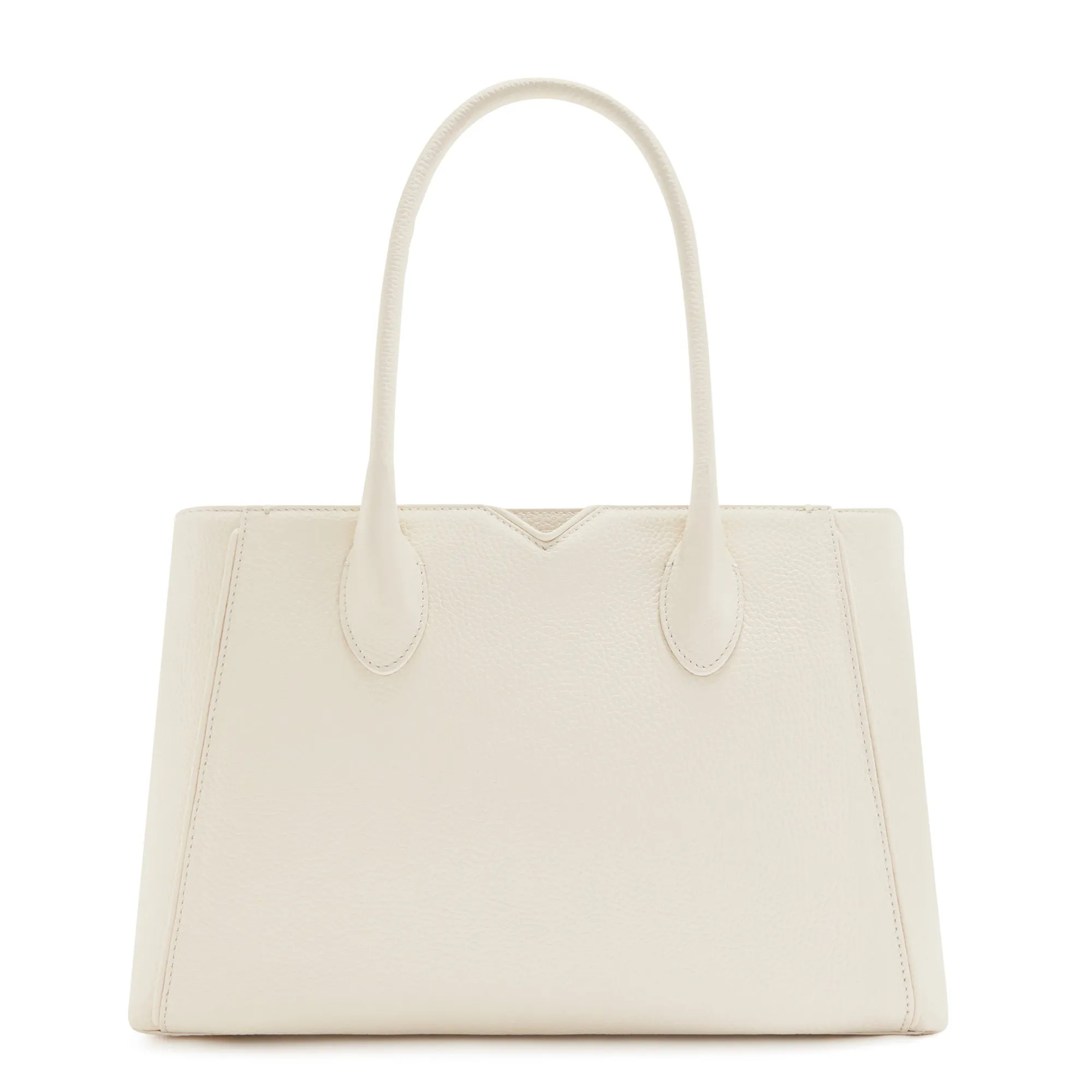 Honoré Cloe Midi cream calfskin leather handbag