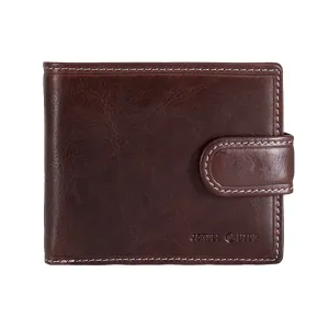 Jekyll & Hide Leather Bifold Wallet with Coin and ID Window - Mocha