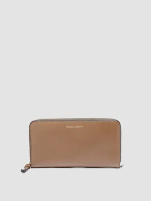 JULIET 01 - Taupe Leather wallet