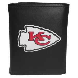 Kansas City Chiefs Leather Tri-fold Wallet, Large Logo