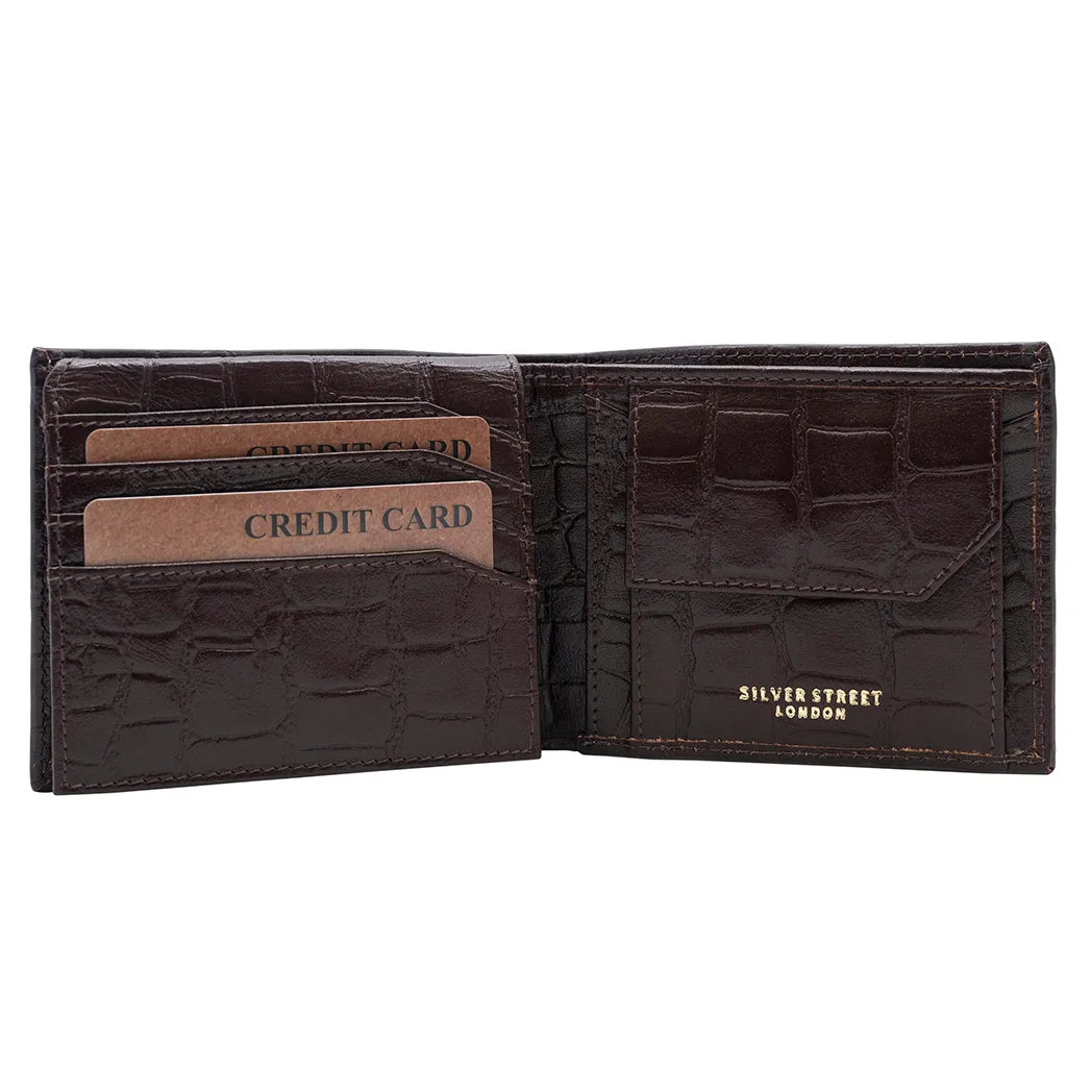 Kenton Leather Bifold Wallet - Brown