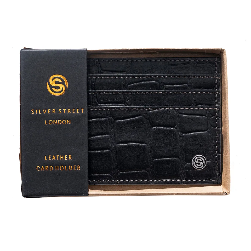 Kenton Leather Cardholder - Black