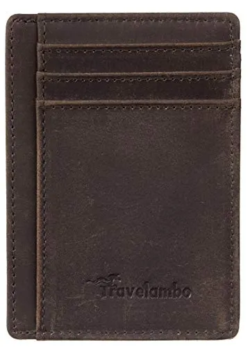 Leather Slim RFID Blocking Wallet