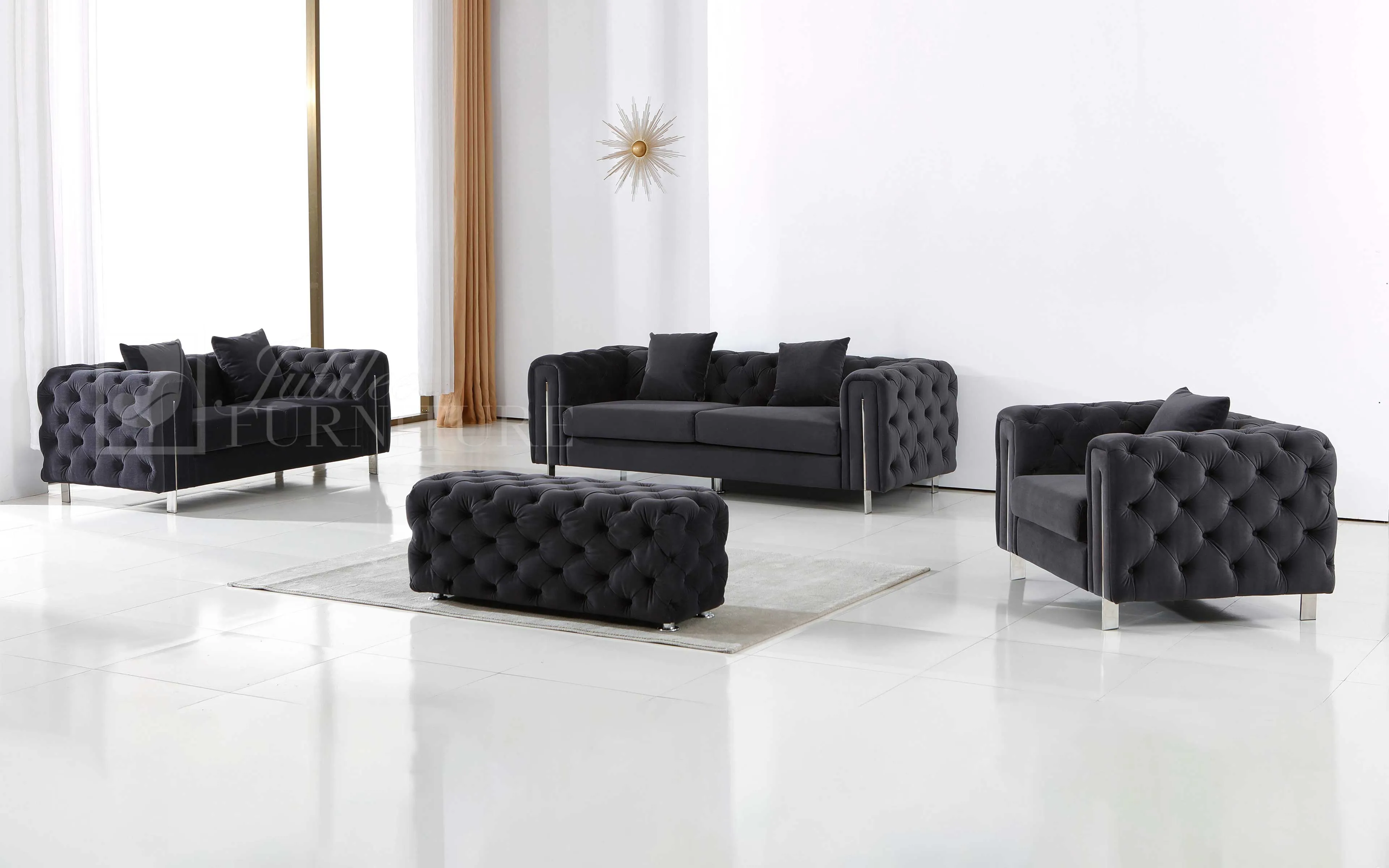 Mayulay Tufted Sofa Set